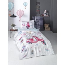 Clasy Tek Kişilik Genç Ranforce Nevresim Takımı Free Gril