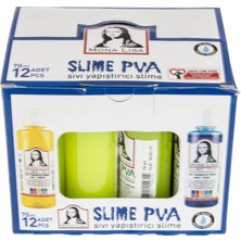 Südor Sıvı Yapıştırıcı Slime Fosforlu Sarı 70Ml 12'Li