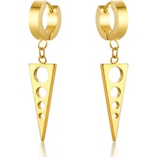 Chavin Çelik Sallantılı Bayan Erkek Küpe Dz45Sr