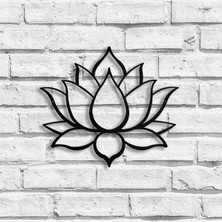 Foccaa Dizayn Lotus Çiçeği Metal Tablo
