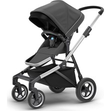 Thule Sleek Shadow Grey on Aluminium Bebek Arabası