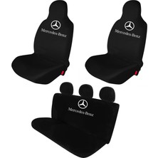 Zapomi Mercedes Benz Oto Koltuk Servis Kılıfı Ön Arka Penye Takım