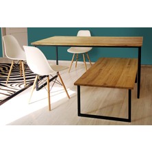Tarz Kolonisi Minimalist Masif Ahşap Orta Sehpa
