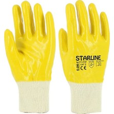 Starline E-206-Y Nitril Eldiven (No:9) Sarı