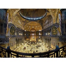 King Of Puzzle Ayasofya Camii - Iç Görünüm Ahşap Puzzle 2000 Parça (SY52-MM)