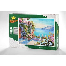 King Of Puzzle Taraçadan Sahil Ahşap Puzzle 3000 Parça (MZ75-MMM)