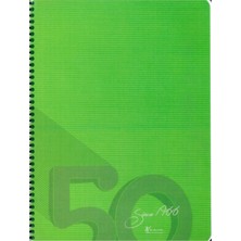 Keskin Color 19X25 80 Yp Kareli Pp. Kp.Spr Defter Yeşil Since 1966