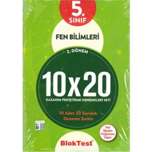 Tudem Yayınları Bloktest 5. Sınıf Fen Bilimleri10X20 Kap Deneme (2. Dönem) 2019