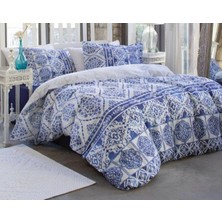 Özdilek Tek Kişilik Nevresim Takımı Nisha Lacivert