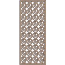 Liar Ahşap Seperatör (Paravan) - KSP-35 - (10 mm) - (69 cm x 139 cm) - (Ham)