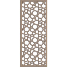 Liar Ahşap Seperatör (Paravan) - KSP-36 - (10 mm) - (69 cm x 139 cm) - (Ham)