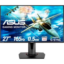 Asus VG278QR 27" 165Hz 0.5ms (HDMI + Display + DVI-D) FreeSync/GSync Full HD TN Oyuncu Monitör