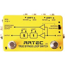 Artec LS2 Çift Kanal Loop Switch Pedal