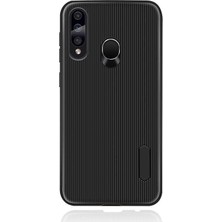 Case 4U Samsung Galaxy A60 Kılıf Ultra Korumalı Lux Line Silikon Arka Kapak Siyah