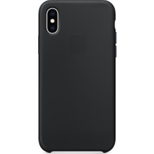 Case 4U Apple iPhone XR Kılıf Silikon Arka Kapak Siyah