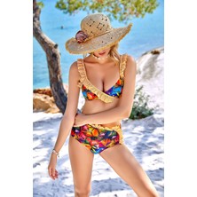Argento Kadın Fırfırlı Üçgen Bikini Takımı