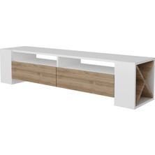 Decorotika Sosruko Tv Ünitesi Beyaz Ceviz
