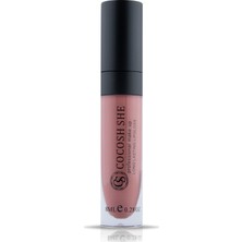 Cocosh She Professional Make Up Long Lasting Lipgloss Who Lipstick Ruj 21 Nude Rose