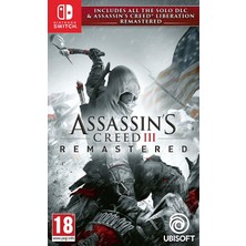 Asassins Creed 3 Remastered + Assassins Creed Liberation Remastered Dlc Switch Oyun