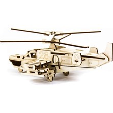 Miko D3D Model Helicopter Hokum-A 3 Boyutlu Ahşap Maket Puzzle