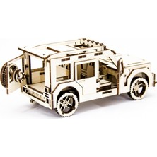 Miko D3D Model Mercedes G-Class 3 Boyutlu Ahşap Model Puzzle