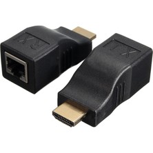 Triline Hdmi Extender 30 Metre Uzatma Adaptörü Cat5 Cat6