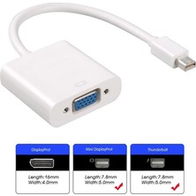 Triline Mini Display Port Vga Çevirici Adaptör 20Cm Apple Mac