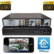 Picam Ahd 4 Kanal  Dvr Güvenlik Kamera Kayıt Cihazı  Xmeye Yazılım Full Hd 1080