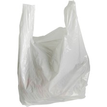 Arafplastik Hışır Atlet Poşet Renk: Beyaz - Büyük Boy 44X30 cm - 1 kg