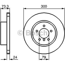 Bosch Fren Diski Ön 5D 300Mm E88 1 Serısı E90 E91 3 Serısı