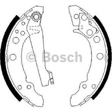 Bosch Pabuçlu Balata 180X31Mm Golf Jetta Passat 77