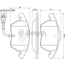 Bosch Fren Balatası Ön 156Mm Bora Golf Iv 11