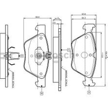 Bosch Fren Balatası Ön 156Mm C208 A208 W210 W211 W220