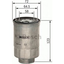 Bosch Mazot Filtresi Mazda 323 Avensis Corolla Os