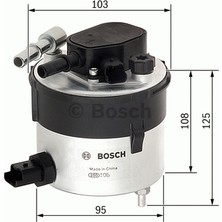 Bosch Mazot Filtresi Focus Fıesta V70 S80 Mazda 3 1.6 Tdcı