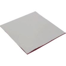 Kuvars Termal Pad Ped Işlemci Soğutucu Silikon 10 cm x 10 cm Ölçü 3 mm Gri