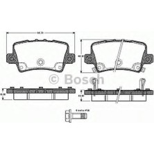 Bosch Balata Fren Arka Honda Civic 0711 "Hb"Civic 2012 "Sedan" 0986Tb2974 Bos 0986494249