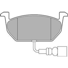 Delphi Fren Balatası Ön Vw Golf VII 1.2Tsı 1.6Tdı Del Lp3146