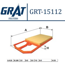 Grat Hava Filtresi Vw Golf Iv Bora Polo Seat 1.4 1.6 Grt 15112