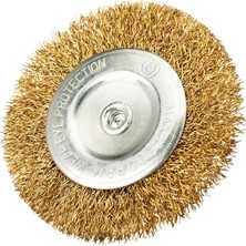 Tomax Pimli Saçaklı Daire Tel Fırça 100 Mm