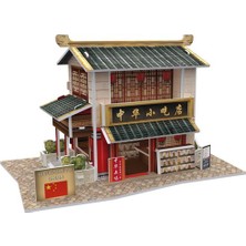 Cubic Fun 3D 30 Parça Puzzle Chinese Snack Shop