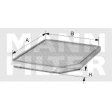 Mann Polen Filtresi Karbonlu Ford Transit CÜstom V362 12 V363 2.2Tdci 14 Man Cuk29007