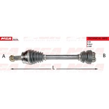 Mga Aks Sağ Fiat Doblo 1.3Jtd 10 Mga 70179