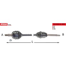 Mga Aks Sağ Dacia Duster 1.5Dcı 1.6 16V 4X2 2010 Mga 70790