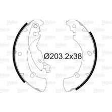 Valeo Arka Fren Pabuçu Brava Bravo 96 02 Marea