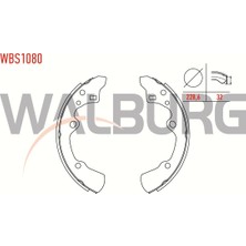 Walburg Fren Pabuç Balata Arka Mazda 626 III Gd 1.8İ Yapıstırma 228 6X32 Mm 1987 1992