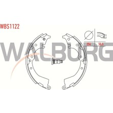 Walburg Fren Pabuç Balata Arka Toyota Hı Lux Pick Up Tgn1_ Ggn2_ Ggn1_ Kun2_ Kun1_ 2.5 D 4D 4X2 Yapıstırma 254X50 5 Mm 2005