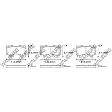 Walburg Fren Balata İkazlı Ön Toyota Land Cruıser Vdj20_ Uzj20_ 4.7 V8 18.00Mm 2008
