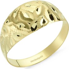 Sembol Gold Altın Yüzük 14 Ayar Fantazi Modeli