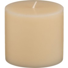 MumvemuM 10 x 10 Krem Silindir Mum